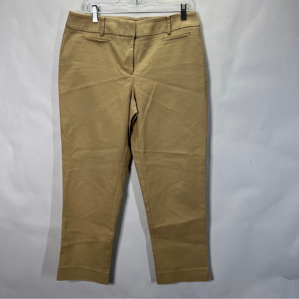 LOFT Ann Taylor JULIE Cropped Pants Khaki Women's Size 6